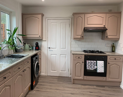 Nougat Painted Kitchen Upcycle