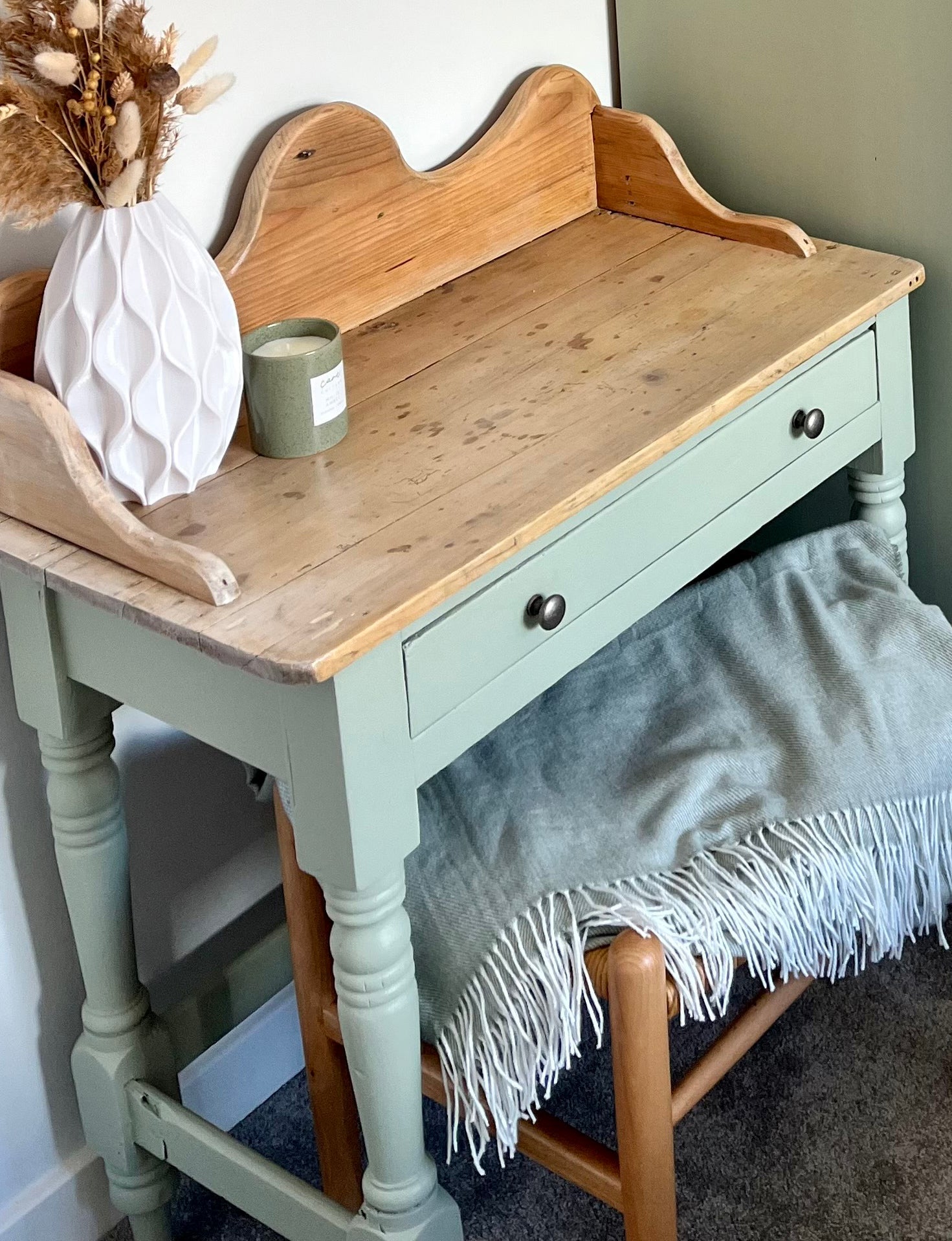 Wise Old Sage Dressing Table Upcycle