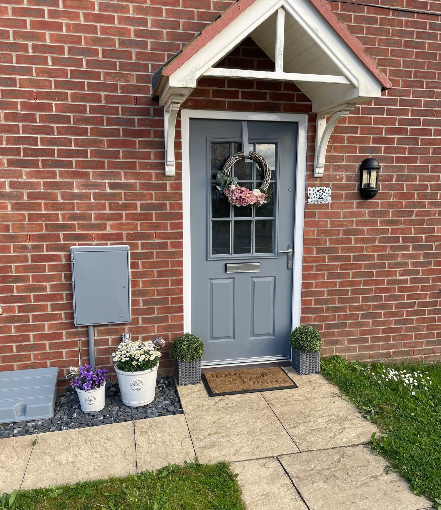 Greyhound Front Door Upcycling Project