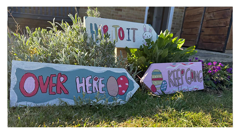 Quick Guide to Colourful Easter Egg Hunt Signs
