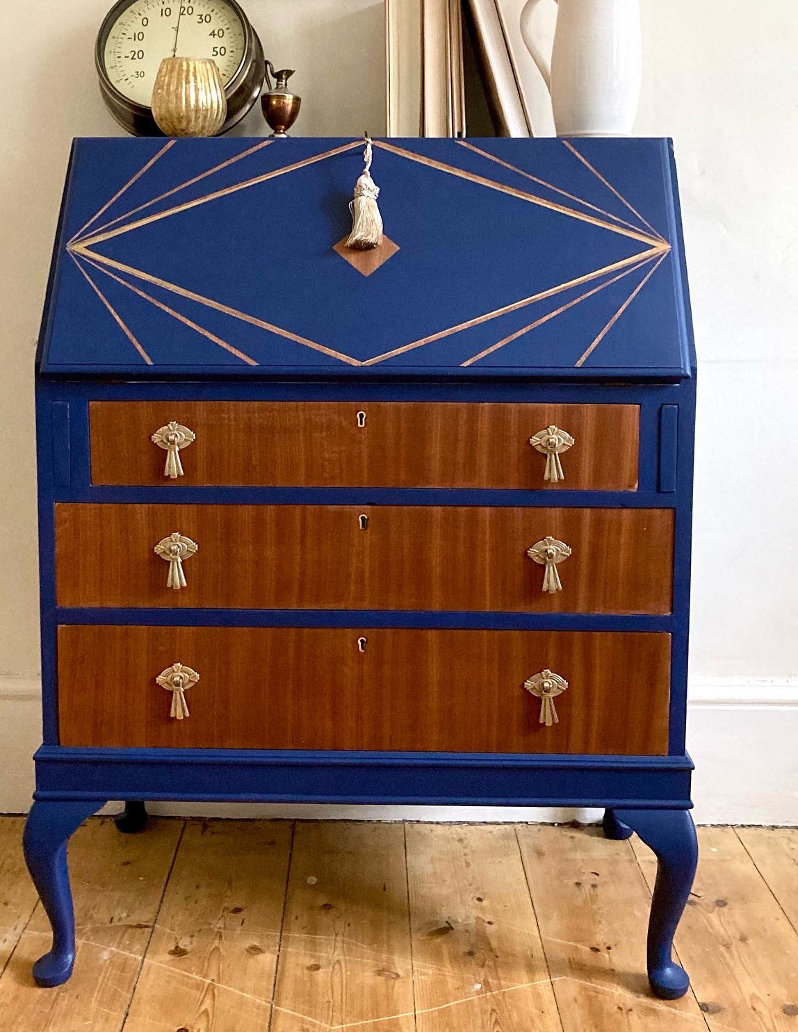 Hornblower and Dusky Blush Bureau Upcycling Idea