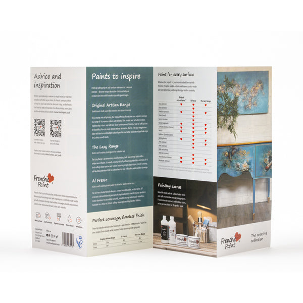 The Creative Collection Colour Chart – Al Fresco, Lazy and Original Artisan