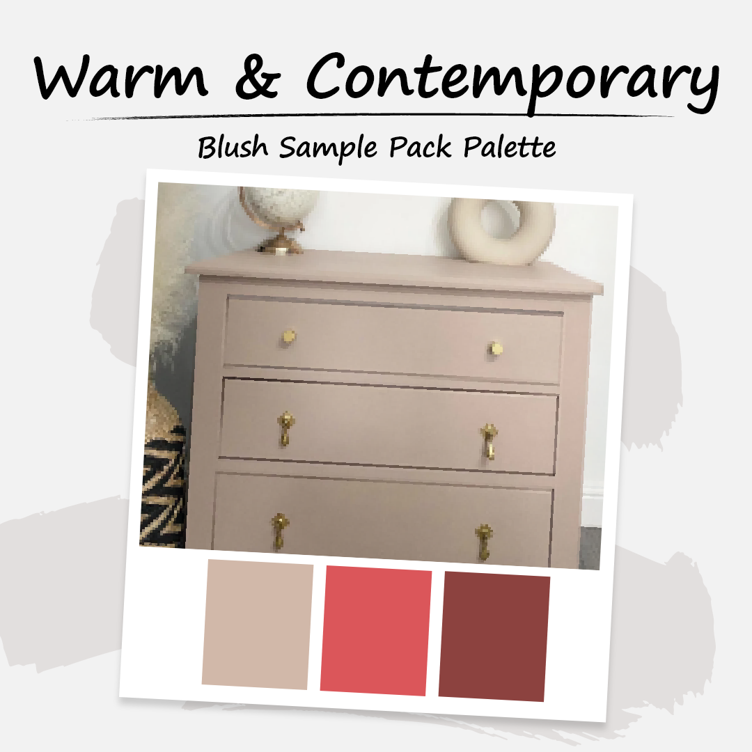 Peel & Stick Samples - Warm & Contemporary Blush Palette