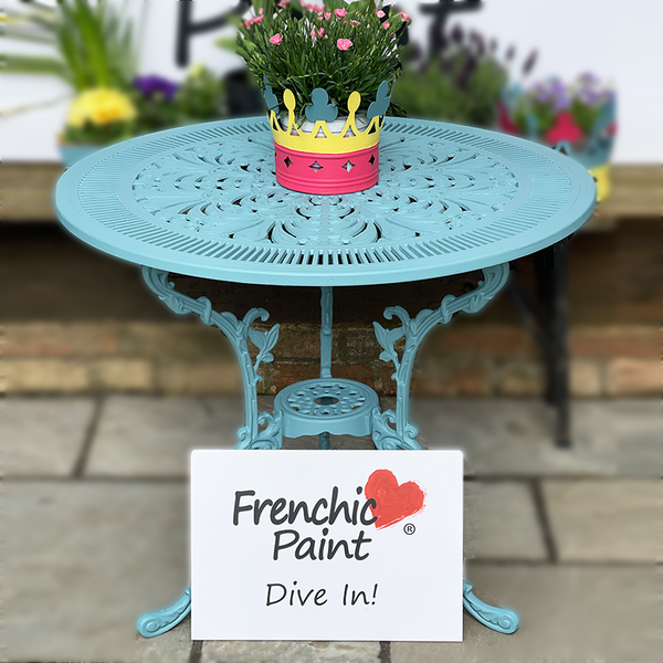 Dive In! Greyish BlueGreen Al Fresco Chalk Paint Frenchic