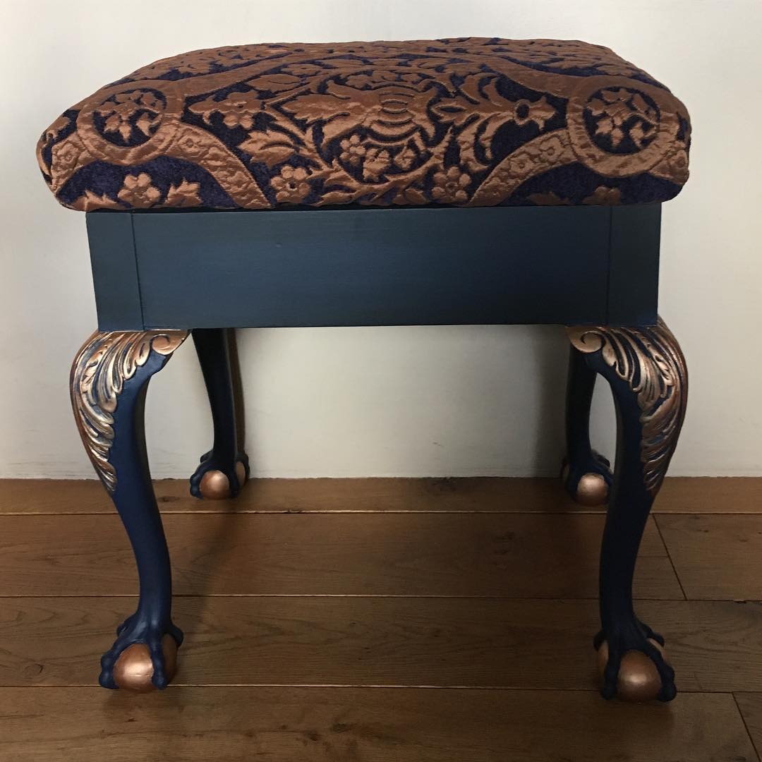 Hornblower Stool Makeover