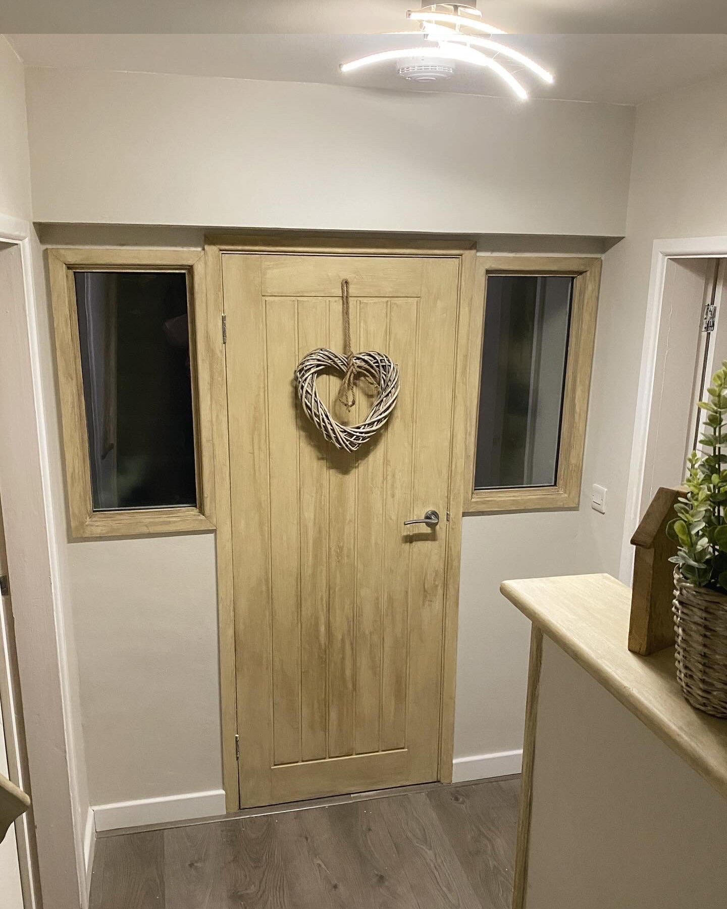 Crème de la Crème & Browning Wax Door Makeover