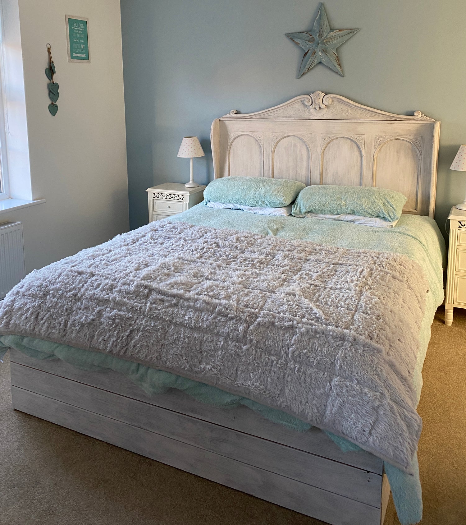 Whitey White Bedroom Makeover