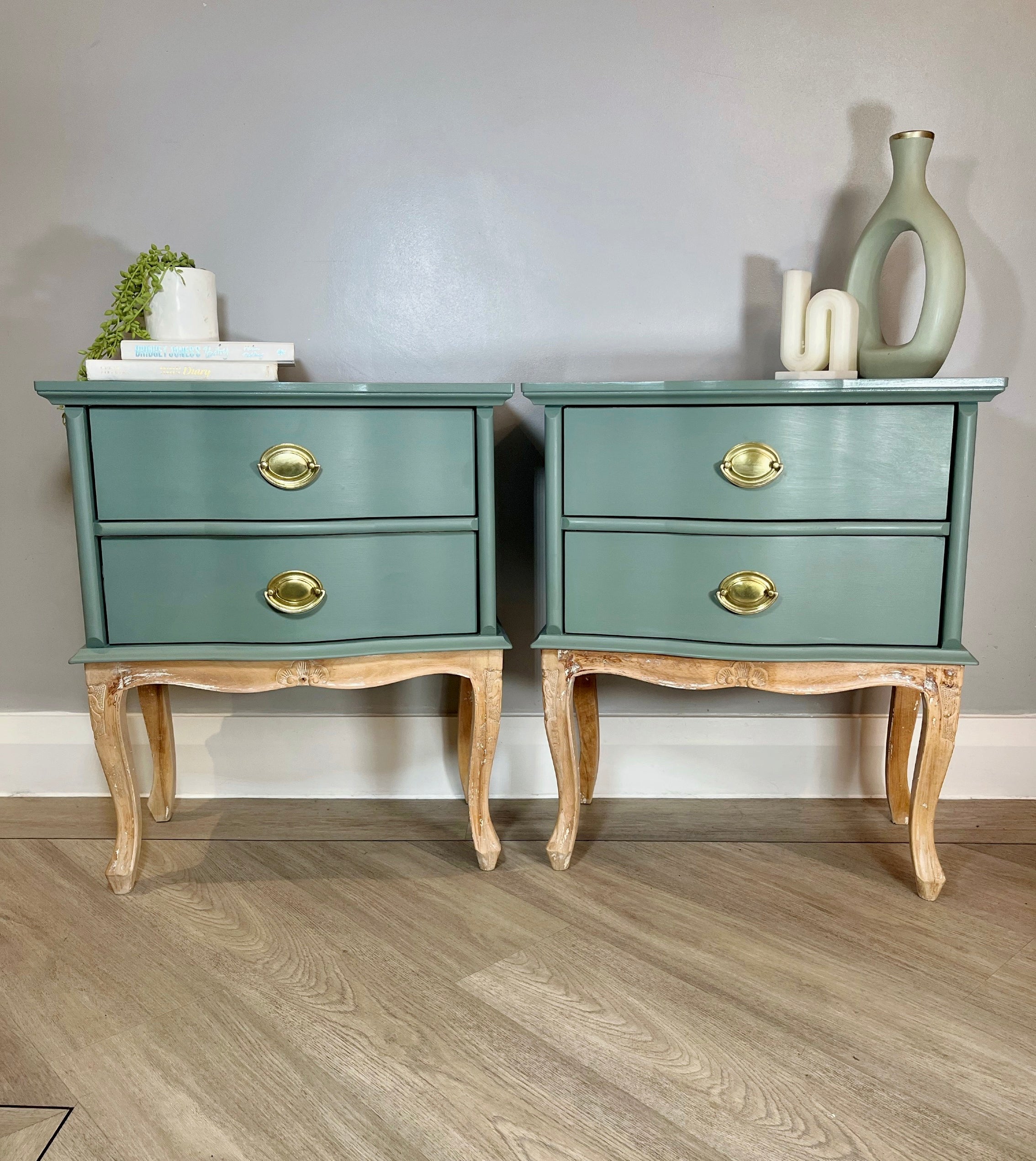 Steaming Green & Tough Top Coat Table Upcycle