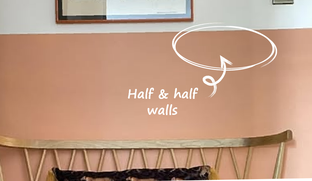 How to Make Half and Half Painted Walls Work