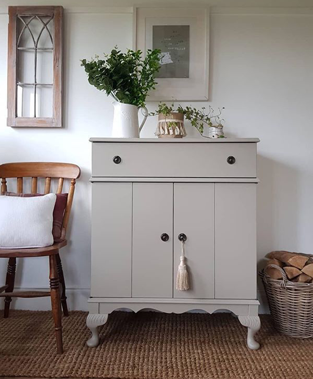 Salt of the Earth TV Cabinet Upcycling Transformation