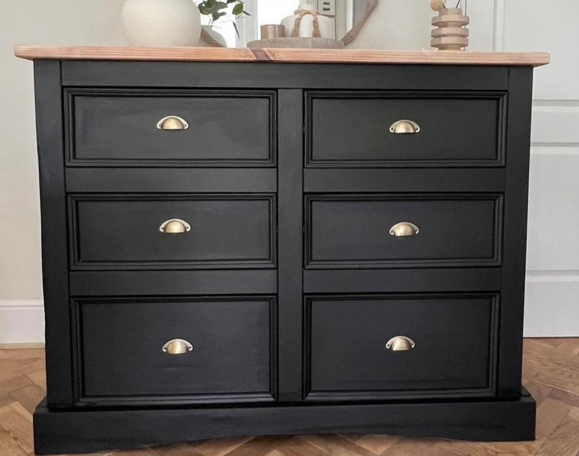 Blackjack Stag Tallboy Chest of Drawers Makeover