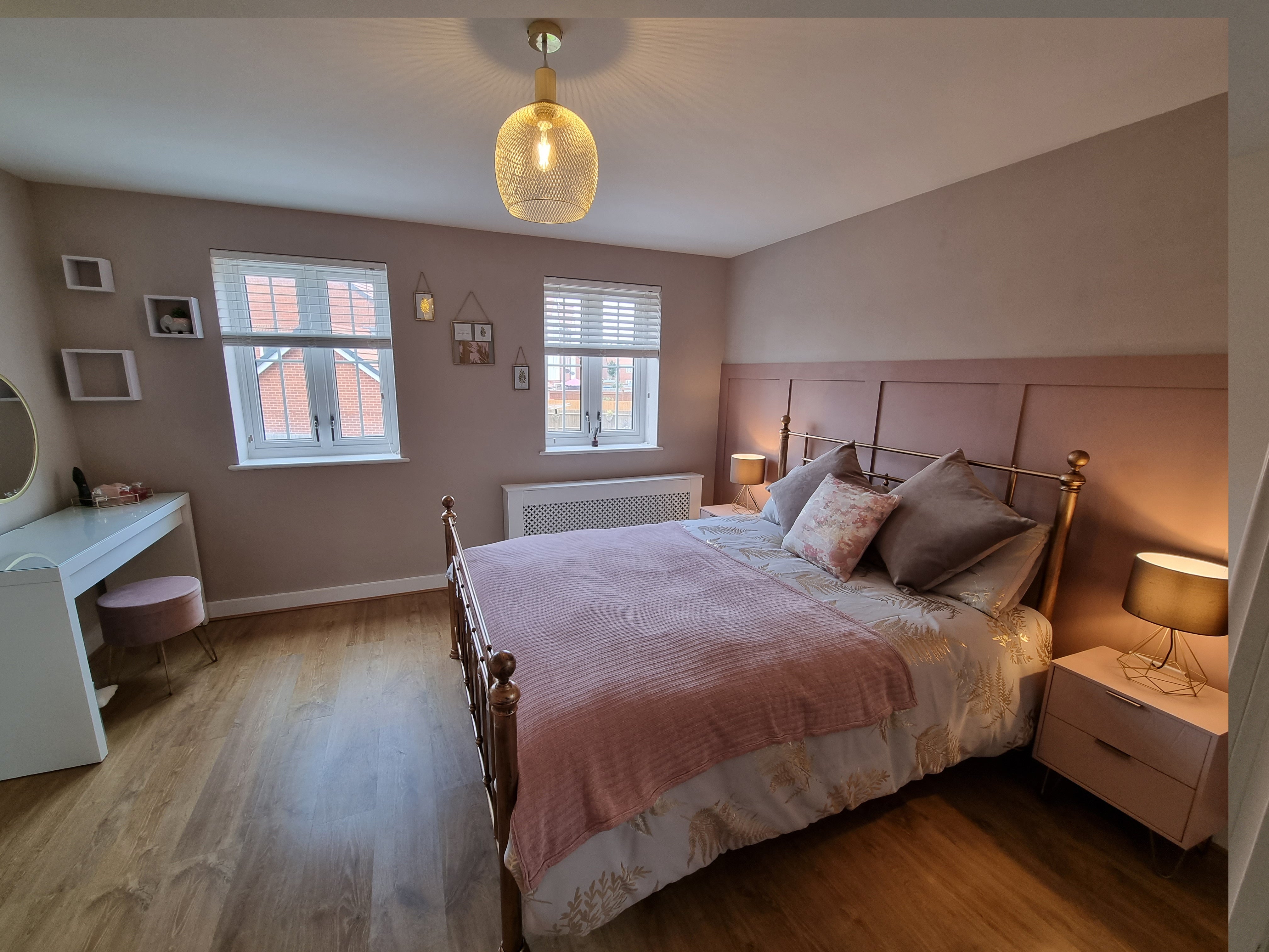 Dusky Blush Bedroom Transformation