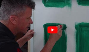 How to Paint 2 Sides of a Door & Frame with 2 Different Colours