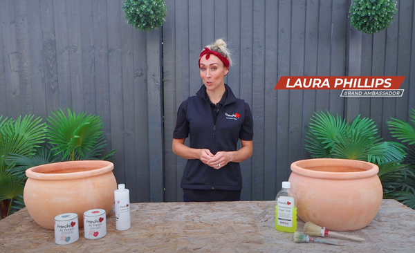 How to Prep and Paint Terracotta Pots