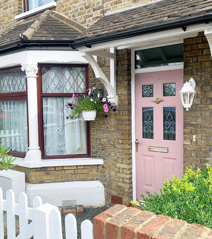 Dusky Blush Door Upcycling Makeover