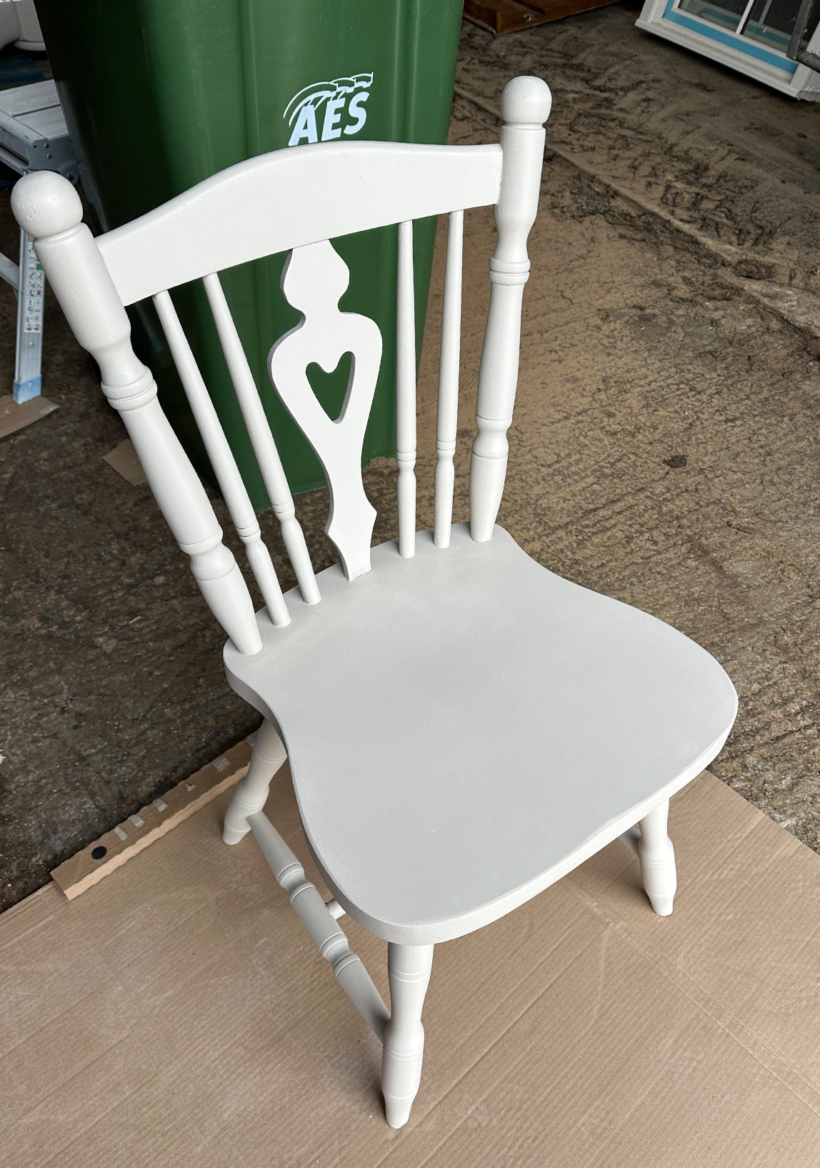 Stone Rosie & Frenchic Clear Wax Chair Upcycle