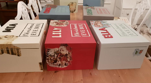 Christmas Boxes Upcycling Project