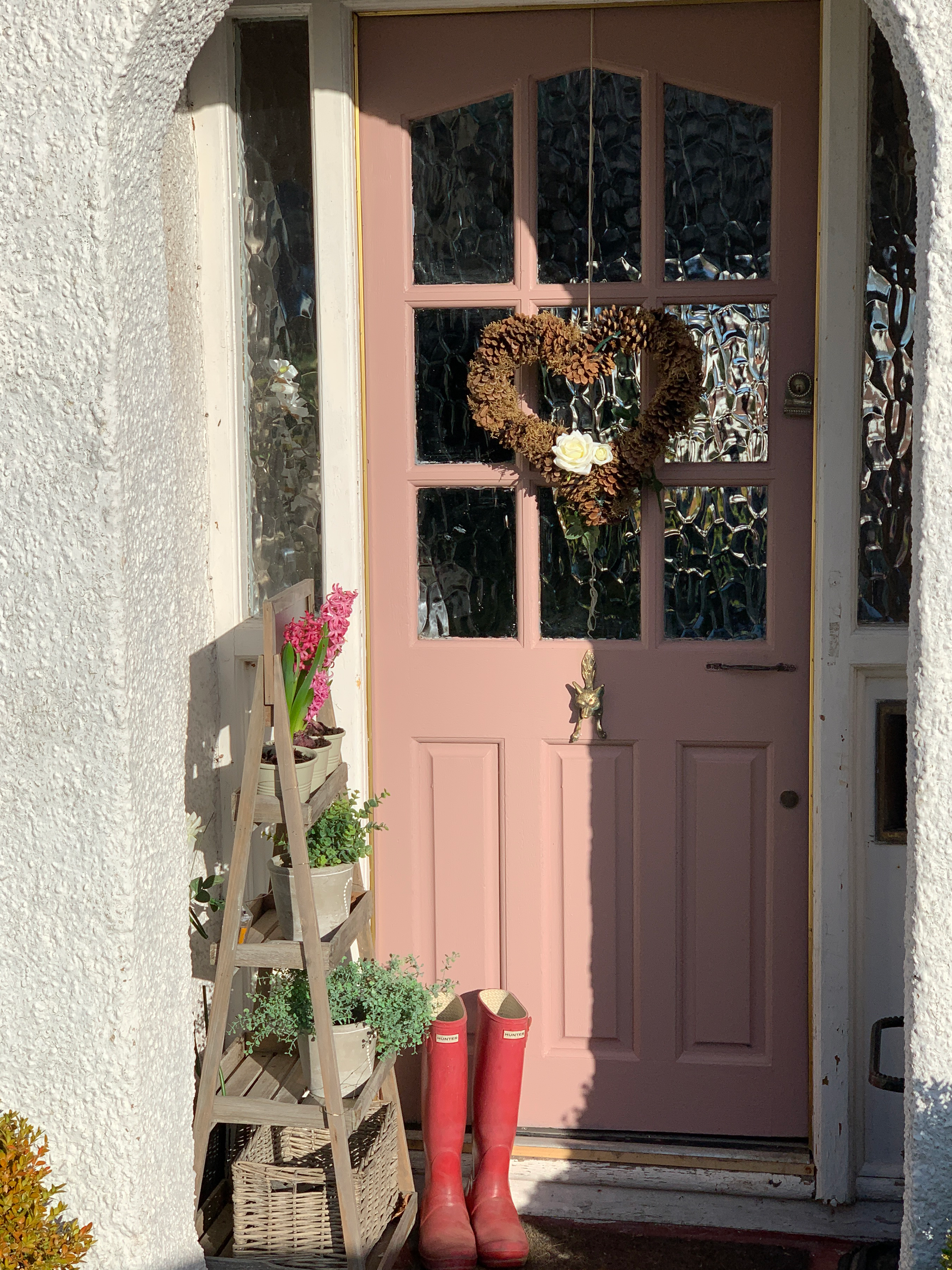 Dusky Blush Door Transformation