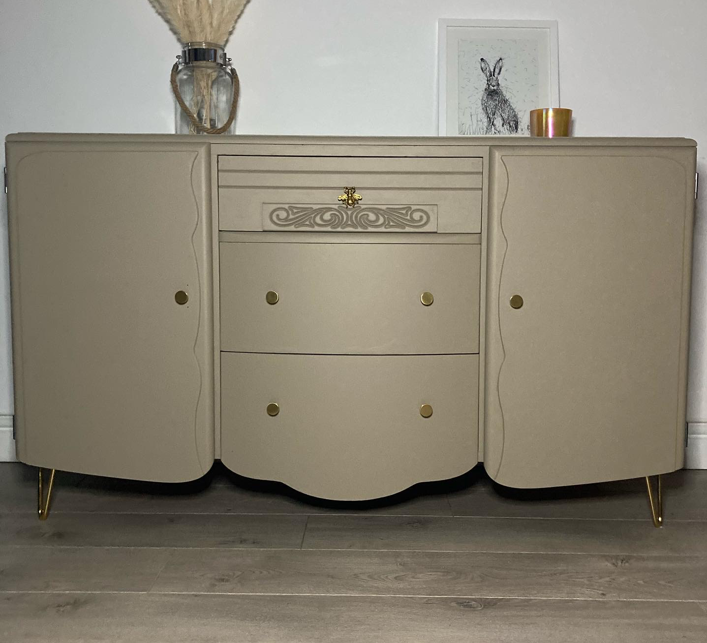 Funky Dora Sideboard Upcycling Transformation