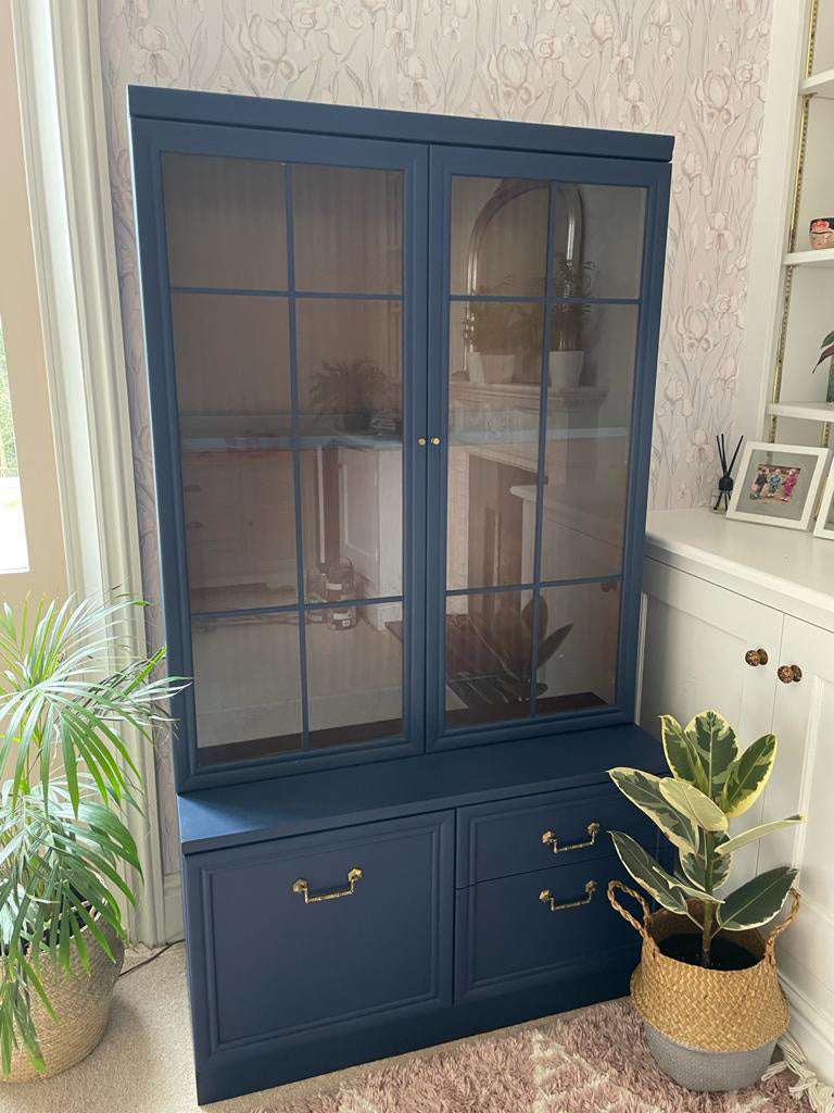 Hornblower Blue Dresser Upcycling Transformation