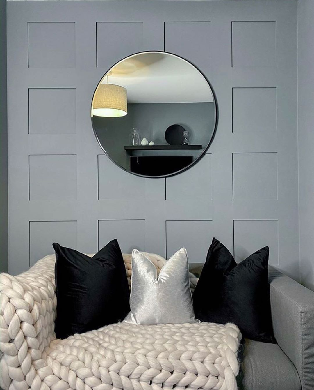 Gentlemen's Club Home Office Wall Paint Makeover