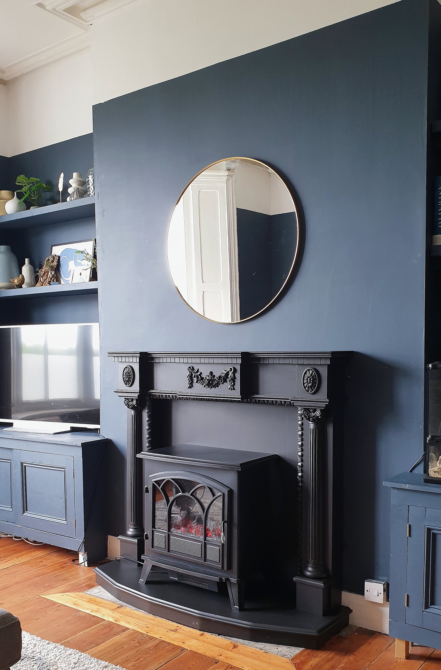 Sleek Blackjack Fireplace Transformation