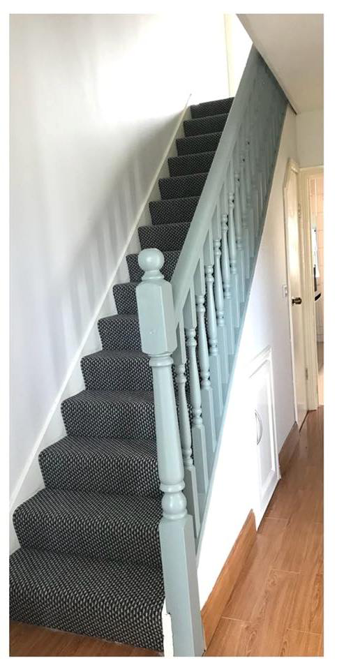 Scotch Mist Staircase Makeover