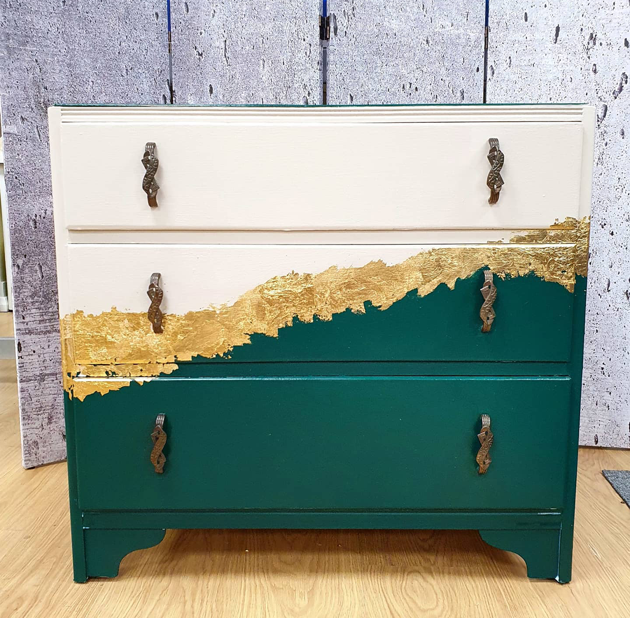 Cool Beans & Victory Lane Chest of Drawers Makeover