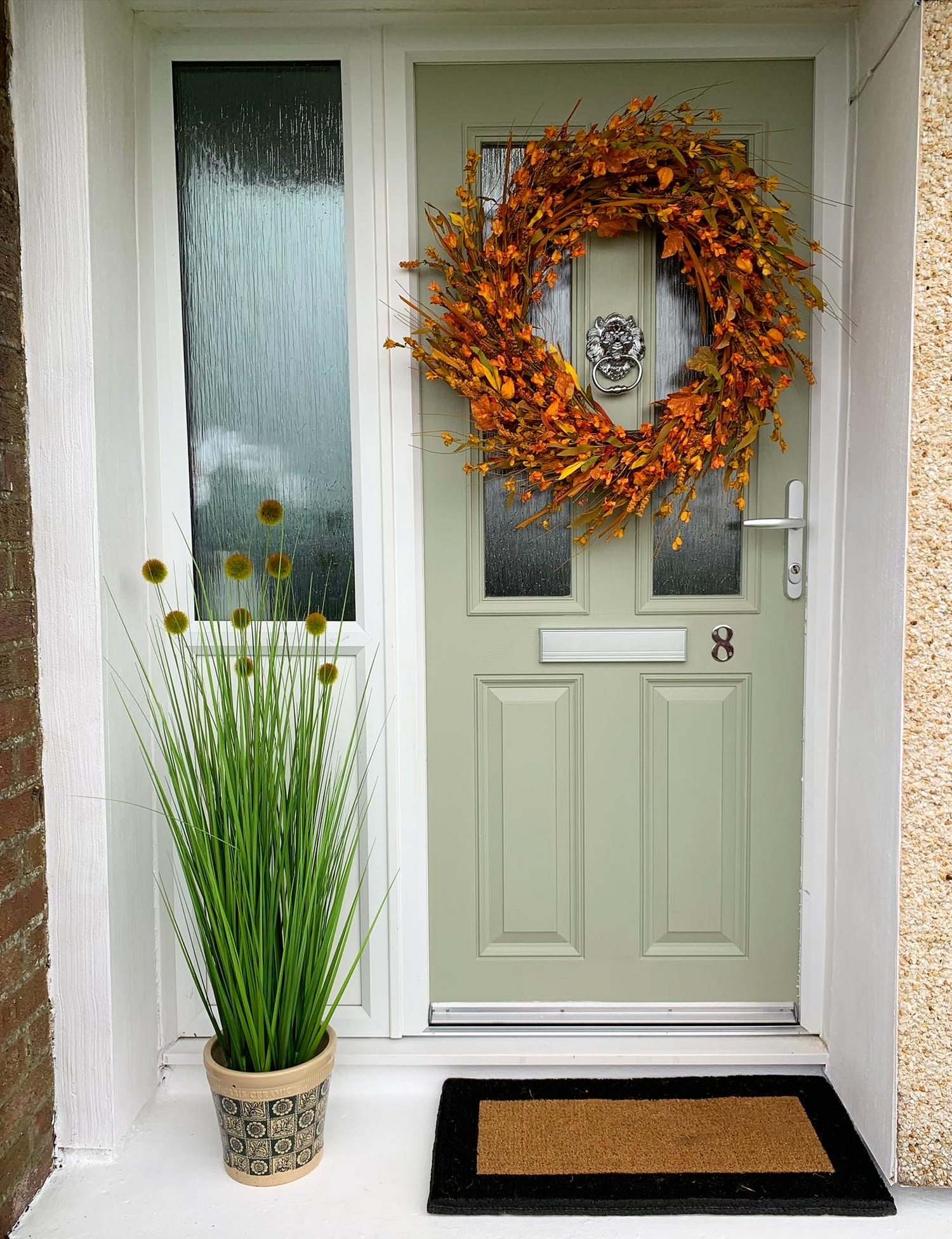 Wise Old Sage Front Door Makeover