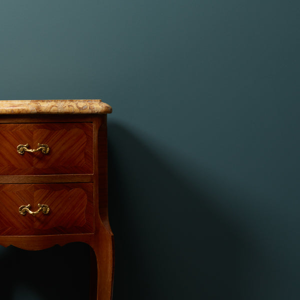 Jitterbug Deep BlueGrey Satin Trim Paint Frenchic