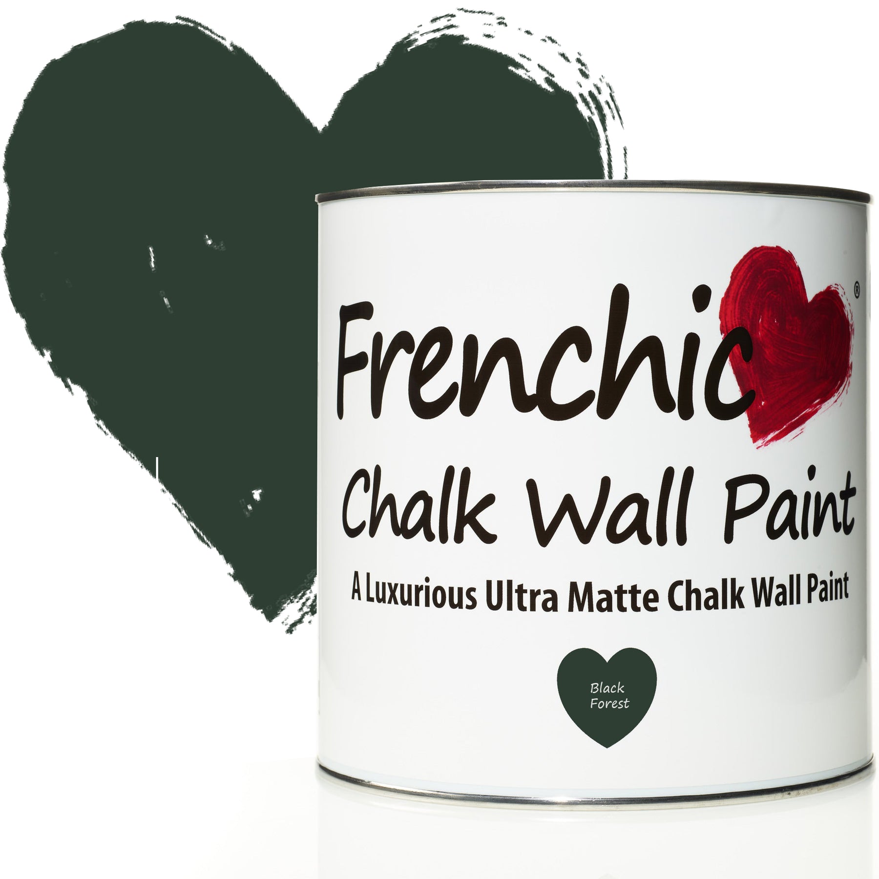 Black Forest - Green Toned Black Chalk Wall Paint | Frenchic