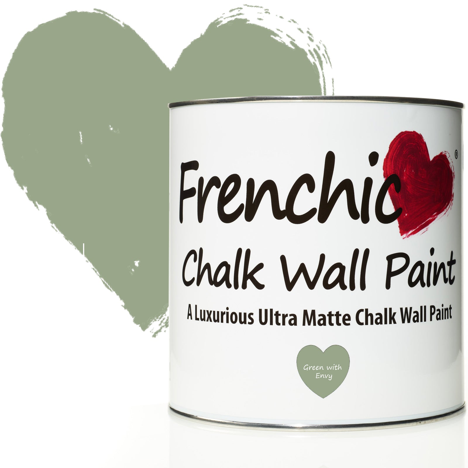 Green with Envy Soft Green Chalk Wall Paint Frenchic